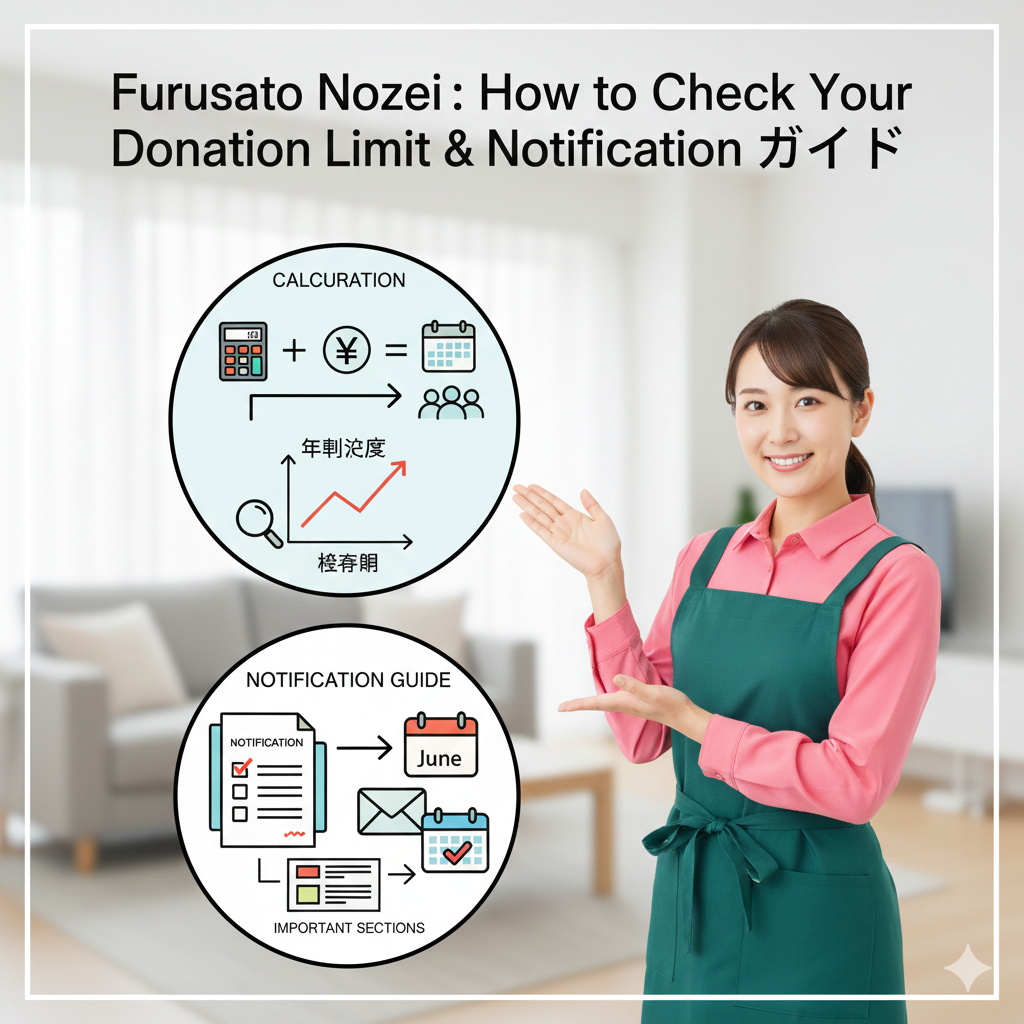 ふるさと納税の限度額確認方法！計算と通知書の見方を徹底解説