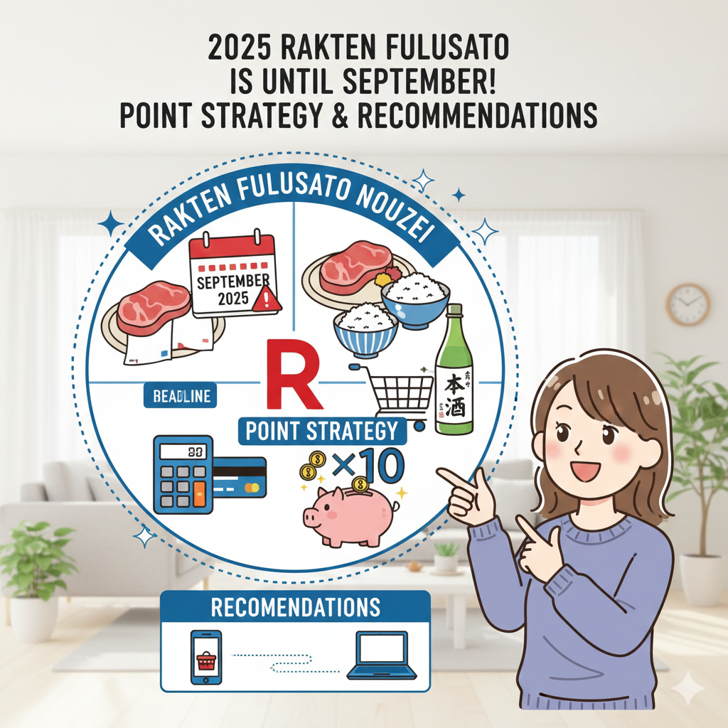 2025年楽天ふるさと納税は9月まで！ポイント攻略とおすすめ