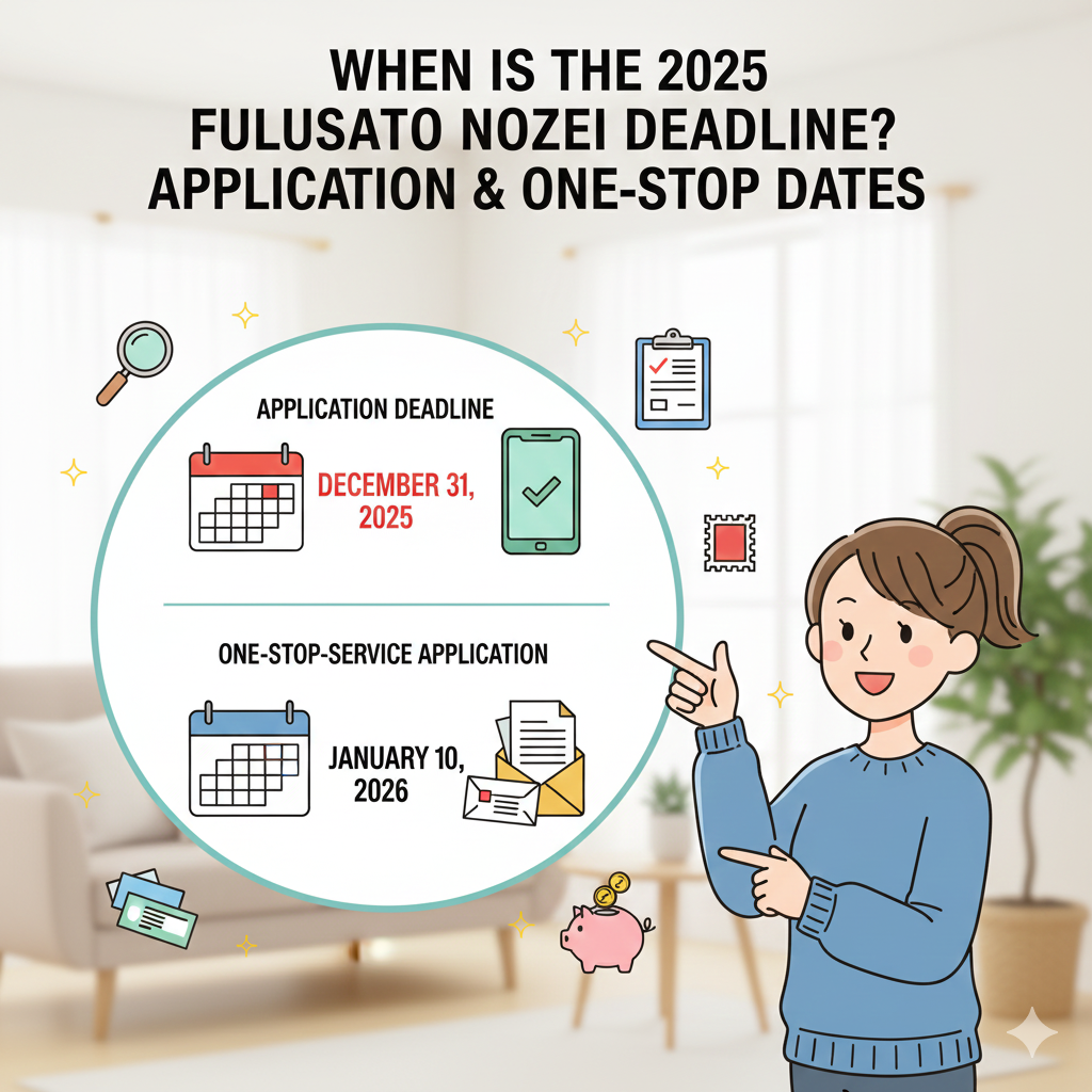 2025年ふるさと納税はいつまで？申込期限とワンストップ申請日