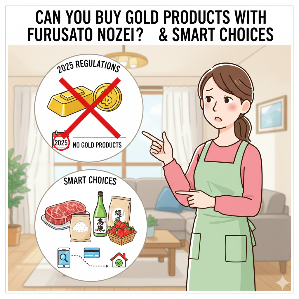 ふるさと納税で金製品は買える？2025年規制と賢い選び方