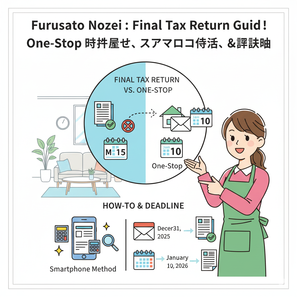 ふるさと納税の確定申告ガイド！ワンストップとの違いやスマホでのやり方、期限まで徹底解説