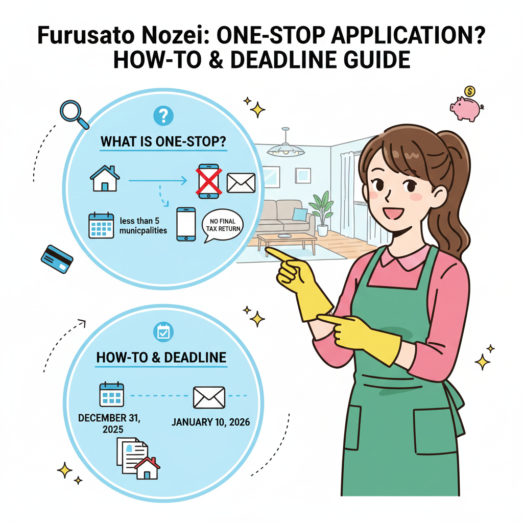 ふるさと納税のワンストップ申請とは？やり方と期限を完全解説