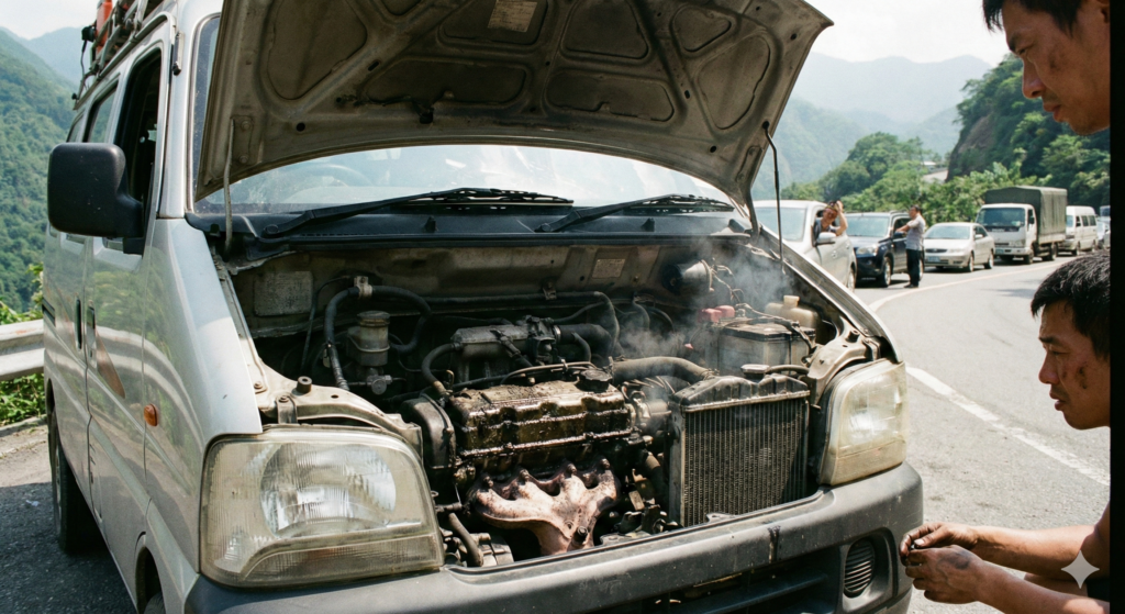 軽バン ターボなし 坂道 登らない