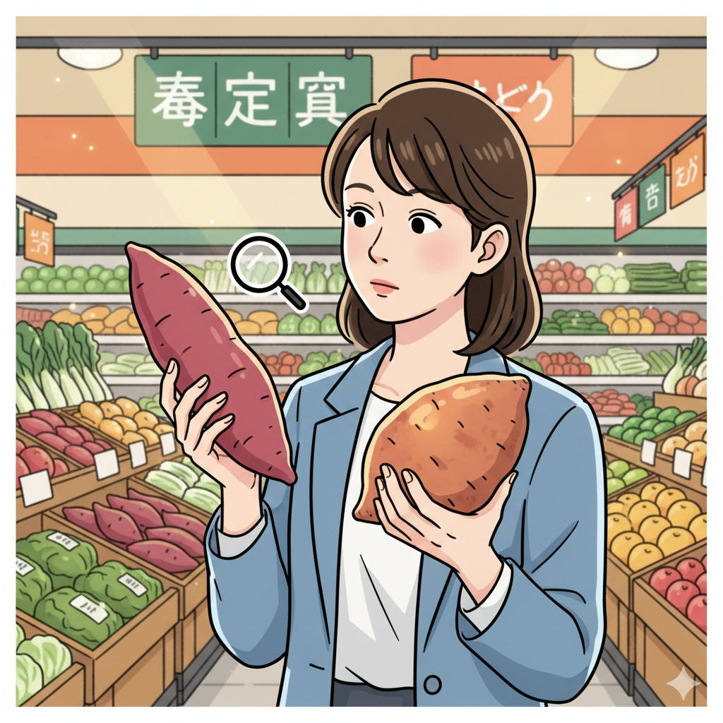 スーパーで役立つ「さつまいも選び方」完全ガイド