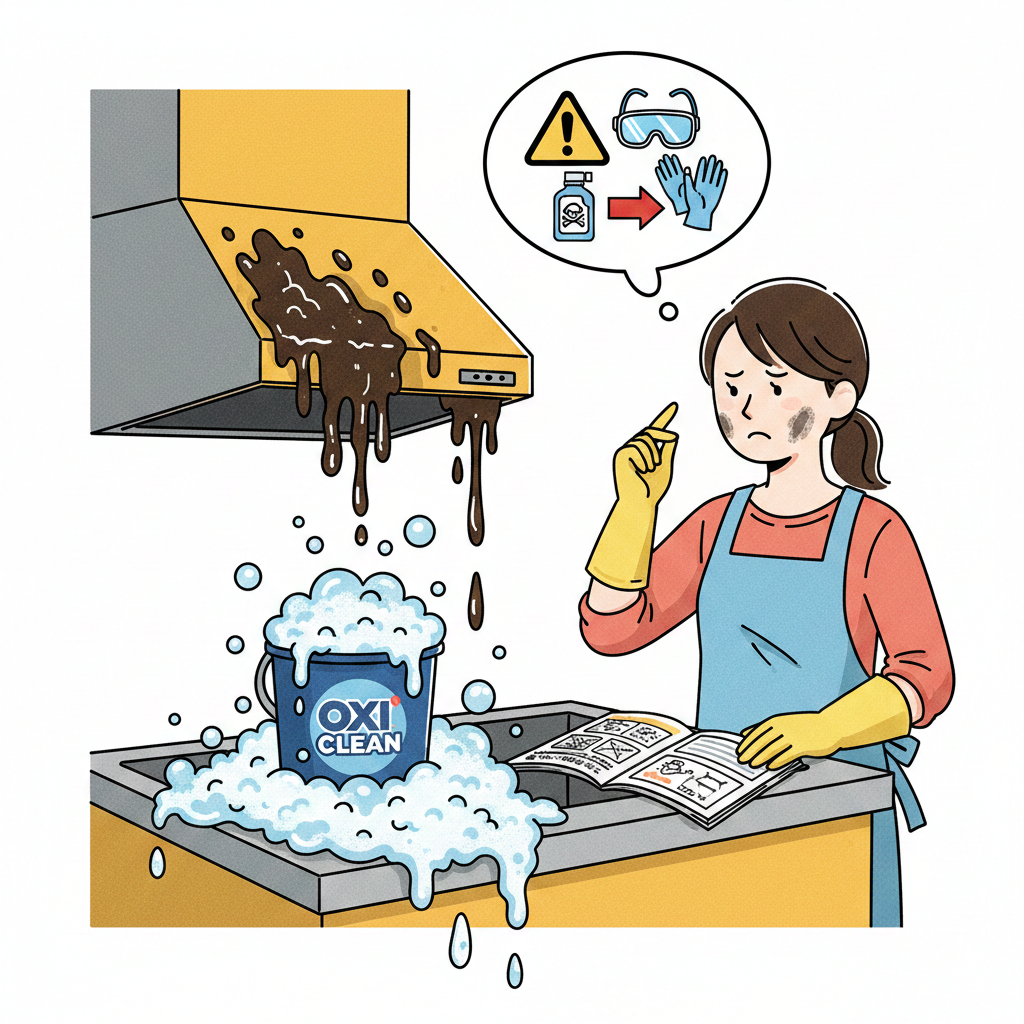 換気扇のベタベタ油とオキシクリーン失敗から学ぶ安全掃除術
