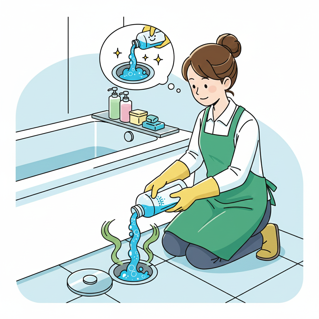 排水口のヌメリ放置でくさい時の対処法