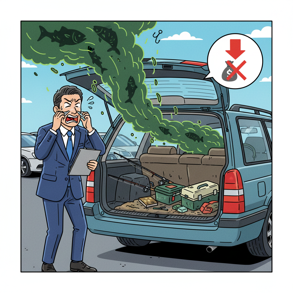 釣り車 魚の臭い 査定額