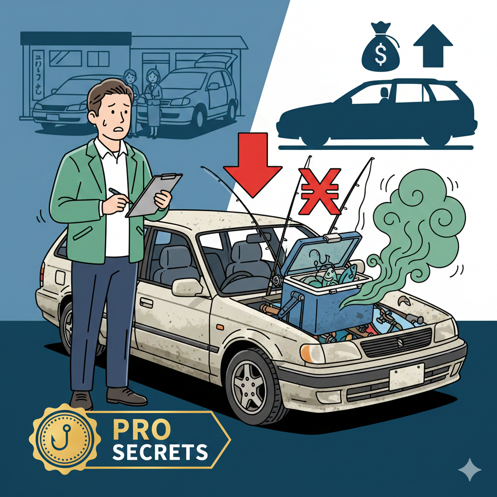 釣り車 魚の臭い 査定額